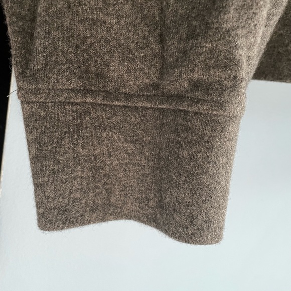 NWOT BRUNELLO CUCINELLI gray cashmere hoodie cardigan, monili trim, S - Picture 4 of 8